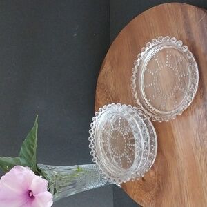 Imperial Ohio Candlewick 4 Piece Coaster Set